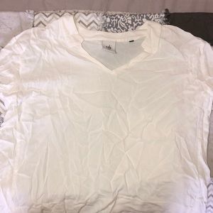 white sheer blouse